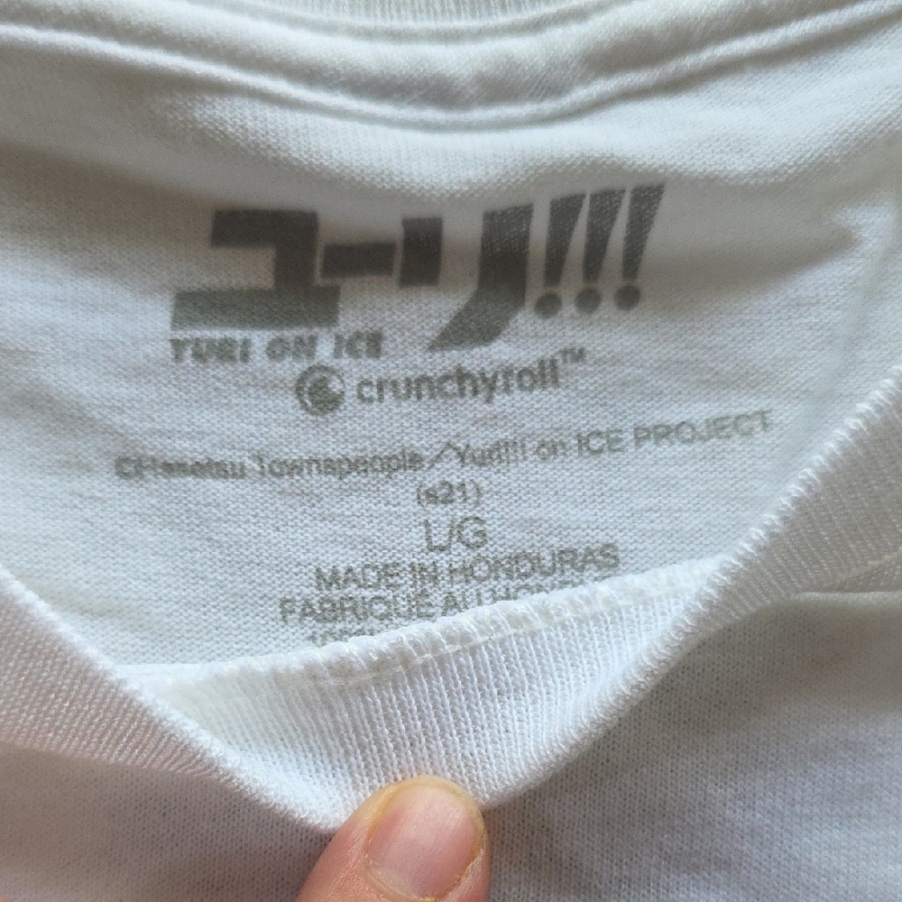 Anime Graphic White T-Shirt - Picture 3 of 4